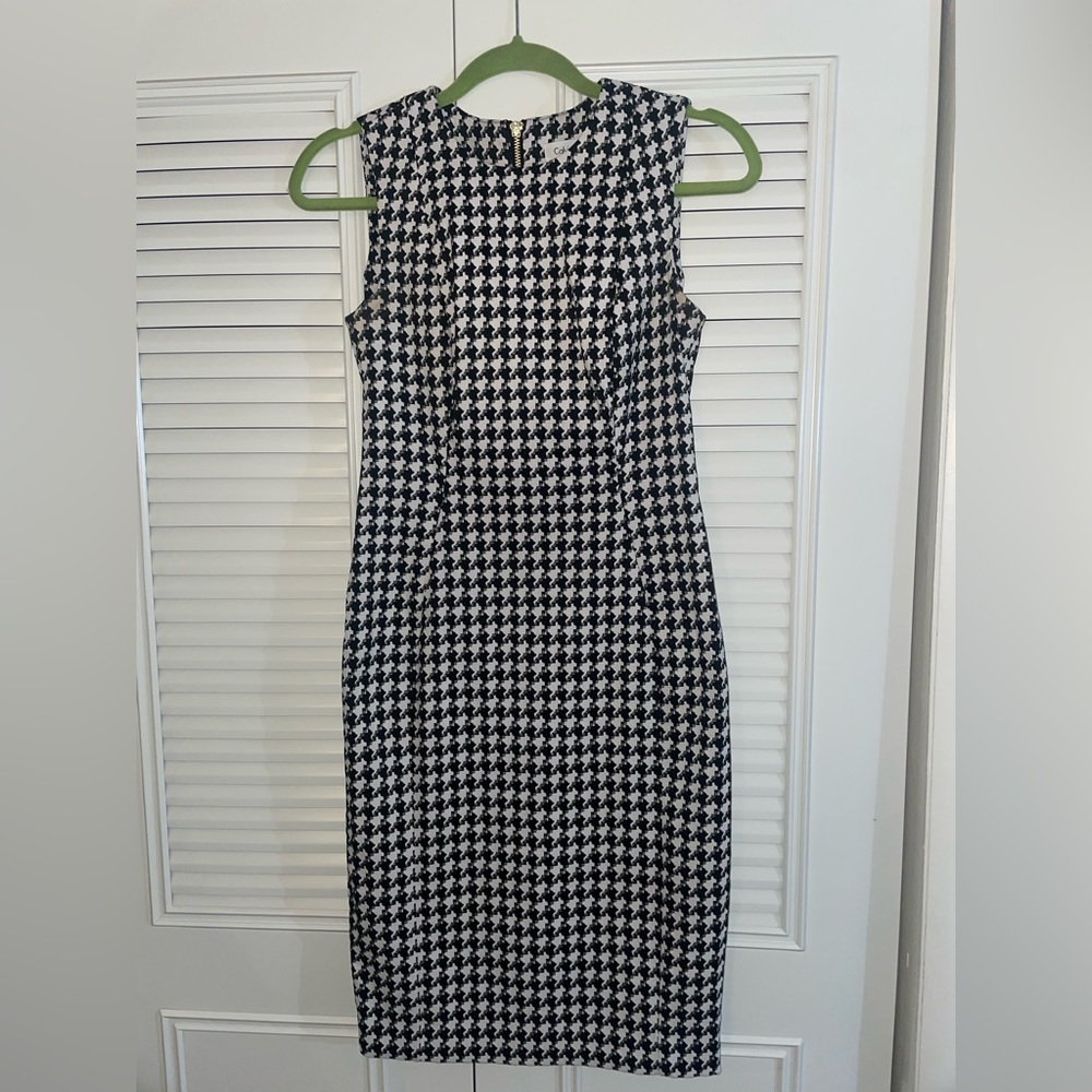 Calvin Klein houndstooth dress